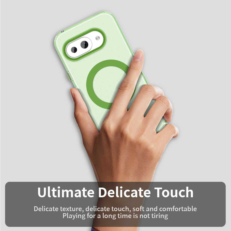 Phone Case for Google Pixel 9A, Compatible with Magsafe,Shockproof Magnetic Case Cover