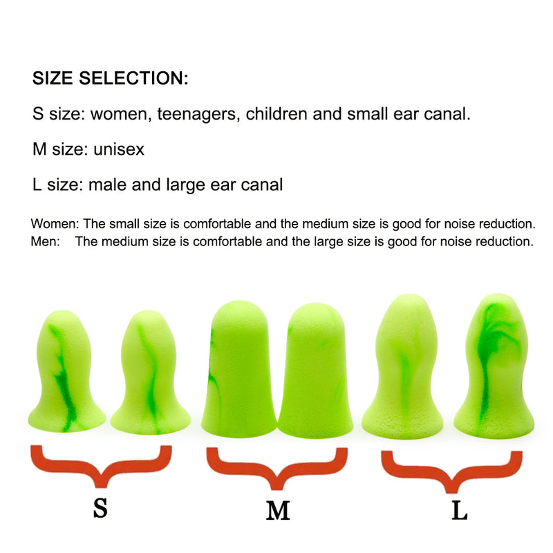 10Pcs Sleep Ear Plugs Noise Reduction