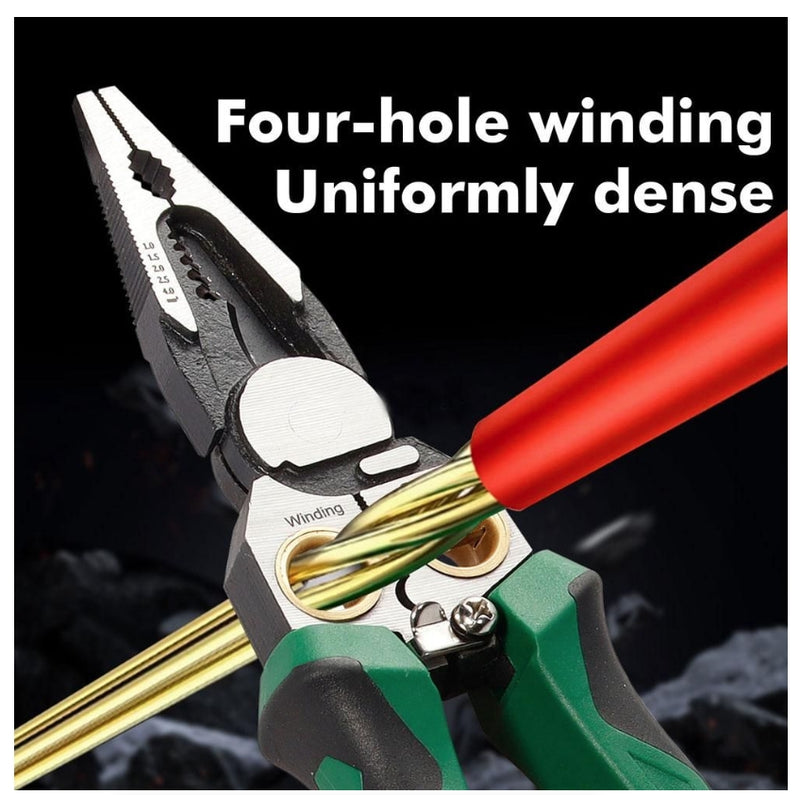 IPSTYLE 8-in-1 Multi-Function Wire Cutters With Wire Stripping Nose Pliers