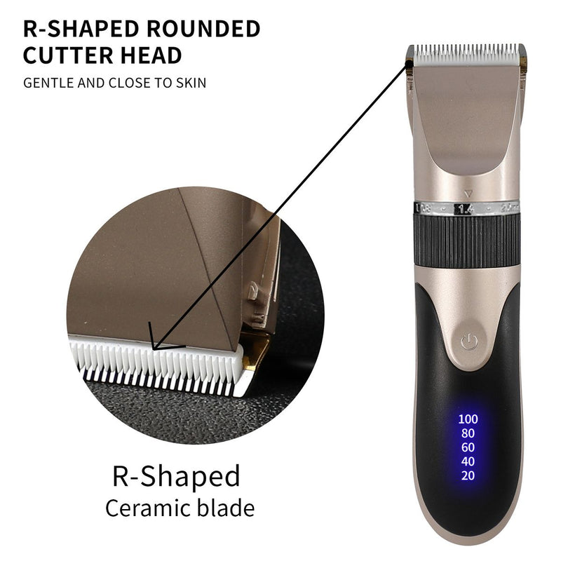 Hair Clipper Barber Beard Trimmer Ceramic Blade Hair Cutting