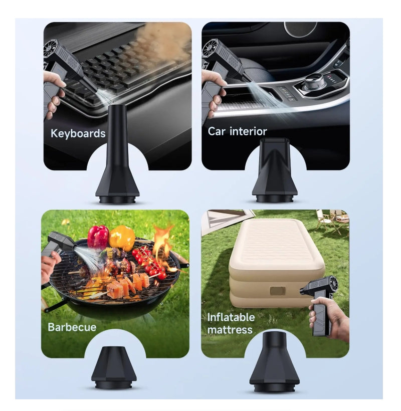 IPSTYLE Mini Handheld Turbo Jet Fan Electric 110000RPM Air Blower Duster