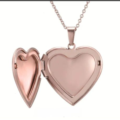 Heart Locket Stainless Steel Pendant Necklace