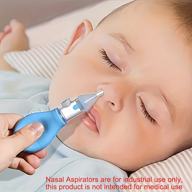 Manual Baby Nasal Aspirator – Medical-Grade Silicone Snot Pump for Newborns