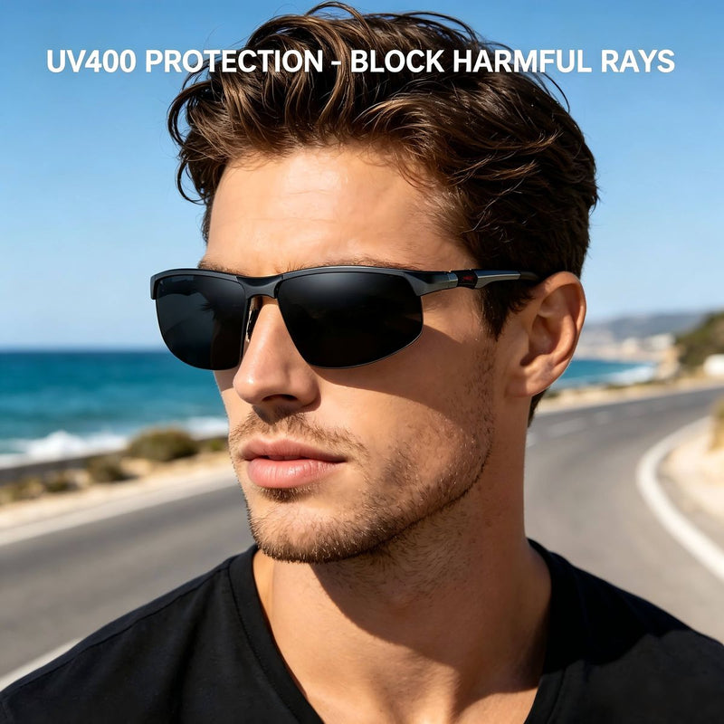 Polarized Sports Sunglasses for Men – UV400 Protection