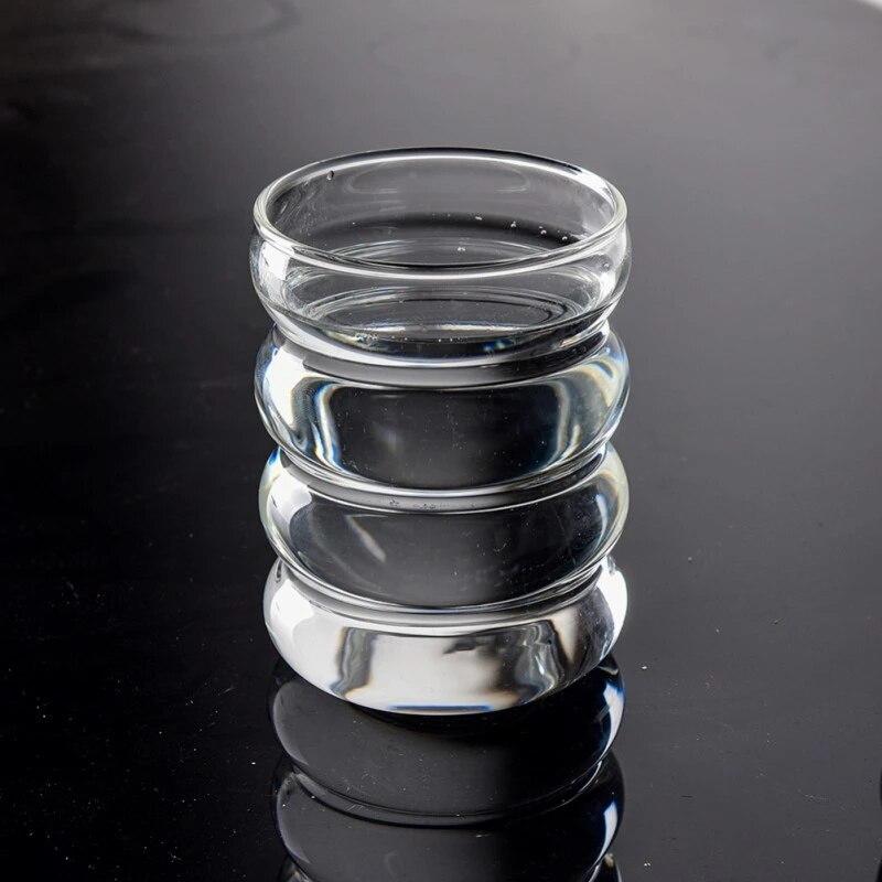 Creative shape water bottle glass