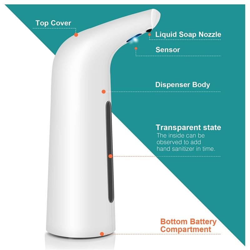 400ml Automatic Induction Infrared Automatic Soap Dispenser Touchless