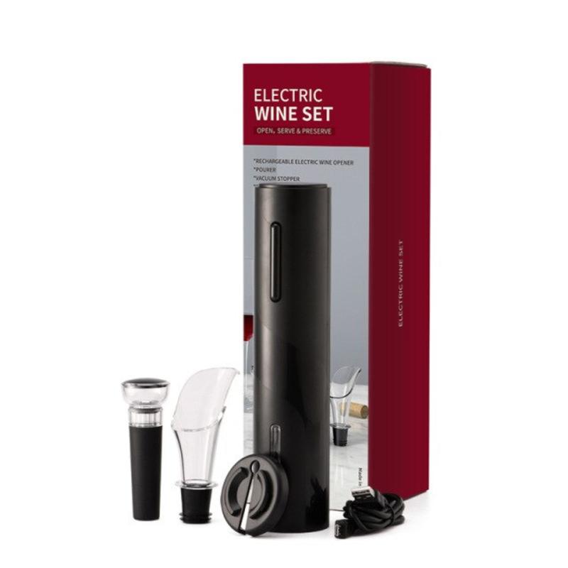 Electric Wine Bottle Opener Kit Automatic Cork Opener