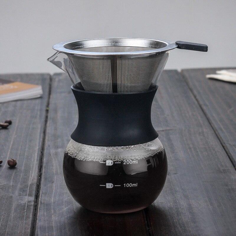 Pouring machine with brasilin glass hand brewer | coffee jugs - 200ml