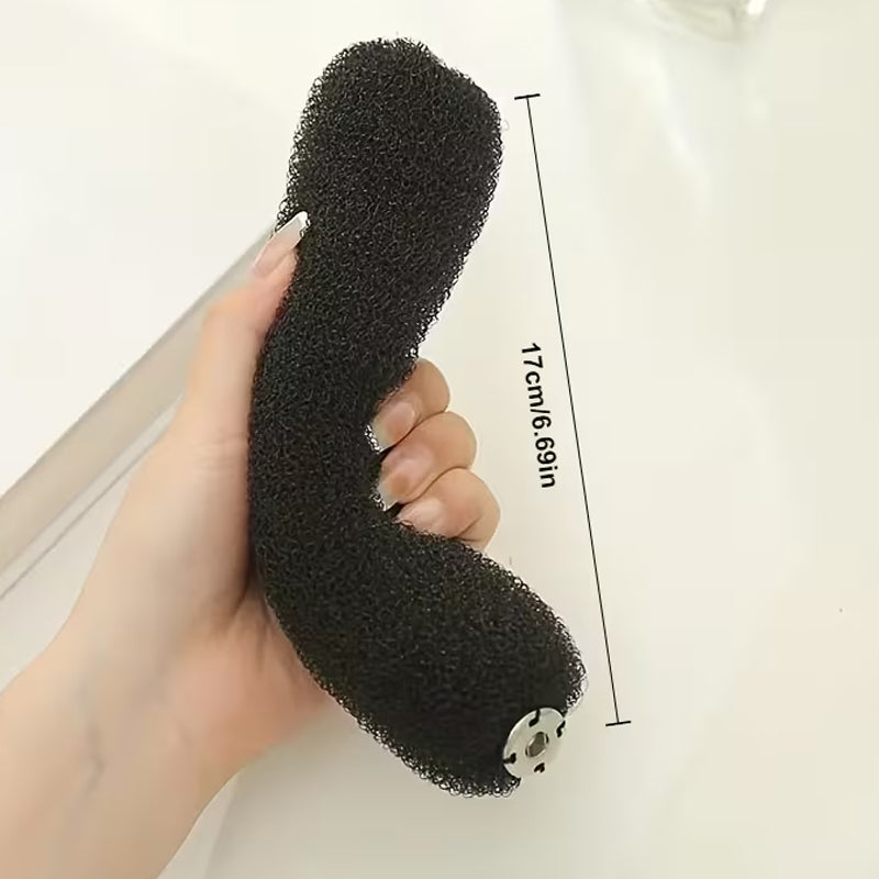 3Piece Donut Bun Maker Set, 3-Color Hair Bun Shapers For Curly Hair Updo