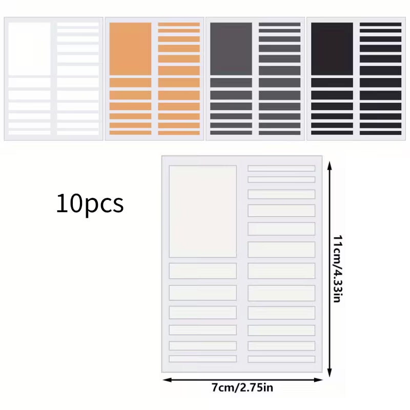 10 Sheets Ring Size Adjuster, Invisible Ring Reducer for Loose Rings (Wider Styles Included)