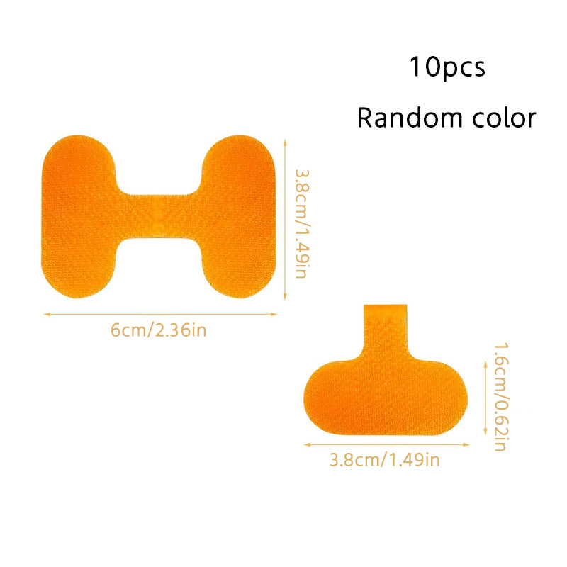 10-Piece Reusable Cable Labels, Write-On Velcro Cord Organizer