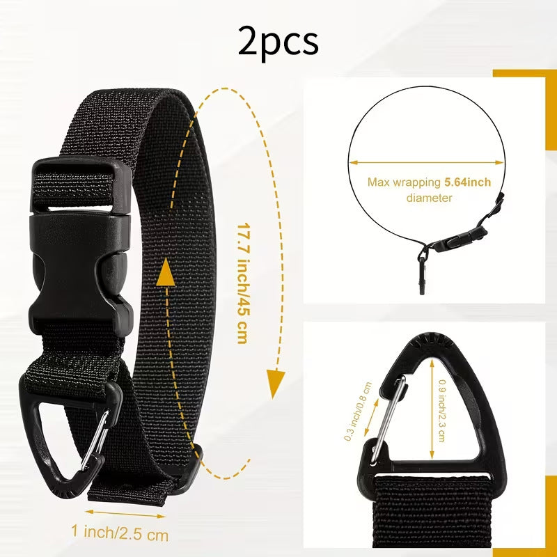 Adjustable Garden Hose Straps, Heavy-Duty Cord Organizer Storage Ties