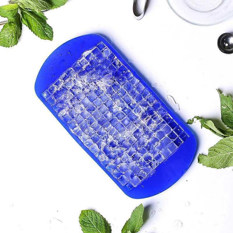 Silicone Mini Ice Cubes Tray Easy Release Stacking Cooling Whisky