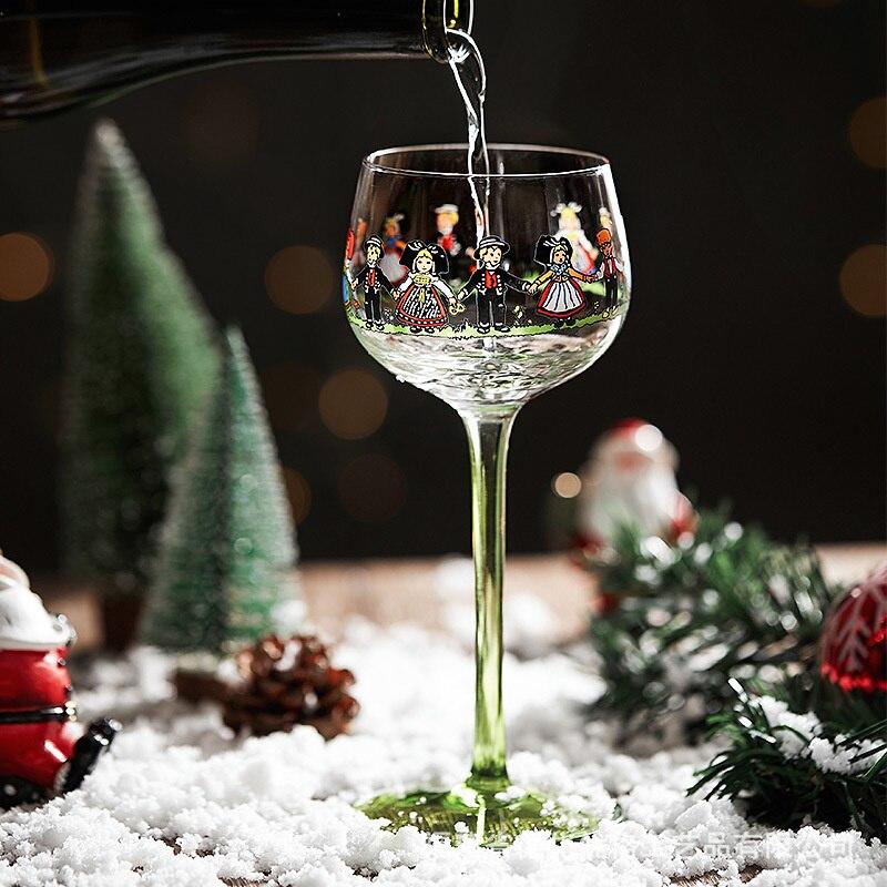 Alsace Lilliputian Cup Nordic Style High Foot Cups Wine Creative