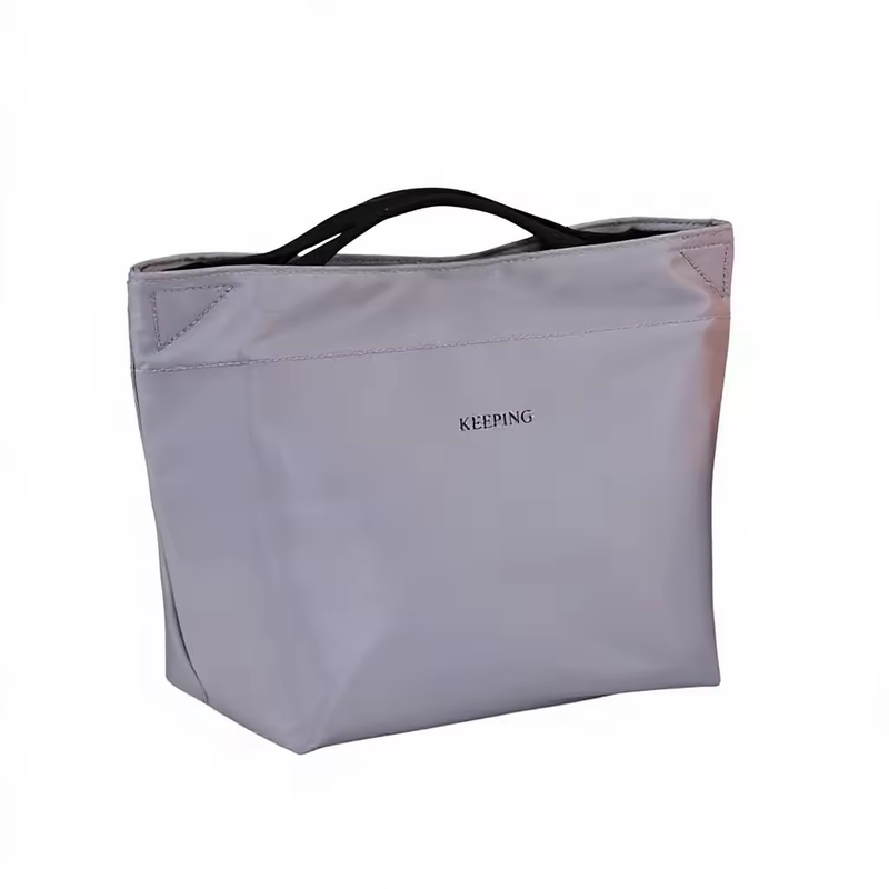 Portable Durable Eco-Friendly Oxford Lunch Box and Cooler Bag with Zipper Closure for 2 Persons Outdoor Use and Picnics