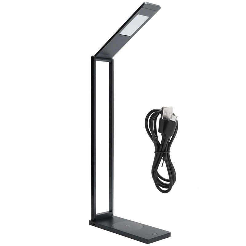 LED Brightness Desk Lamp Adjustable Aluminum Alloy Table Lamp with USB
