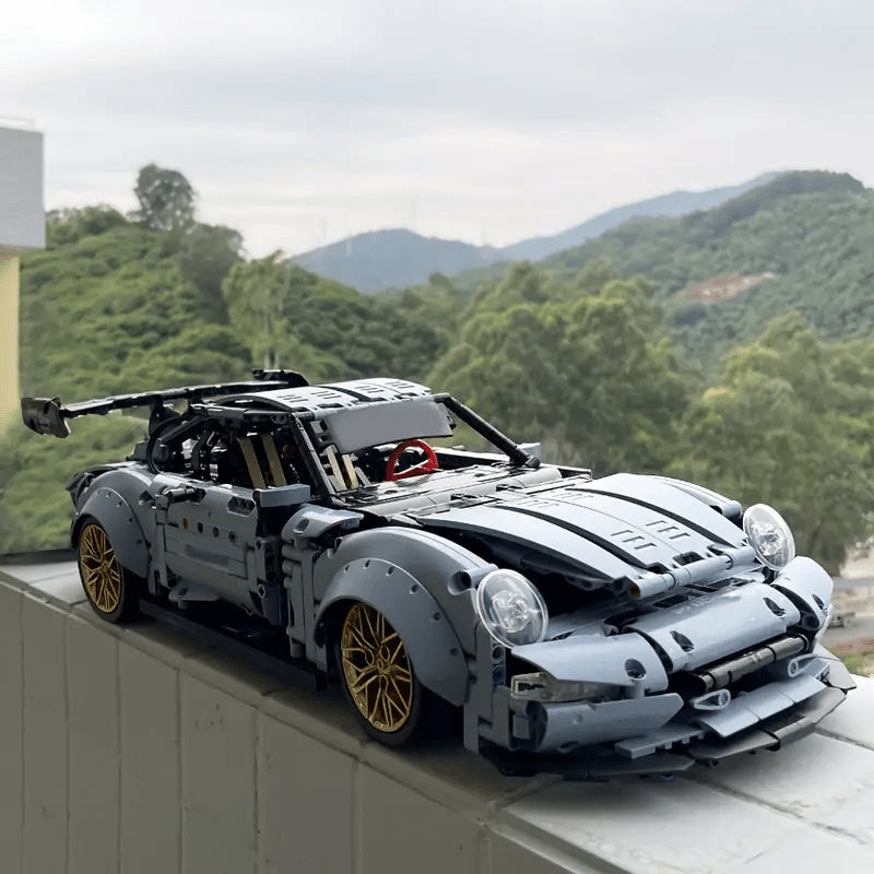 1:14 Scale Sports Car Building Blocks Set, Widebody Modified Super Car Model Kit, Collectible Technic Bricks for Adults Teens, Gift for Car Lovers