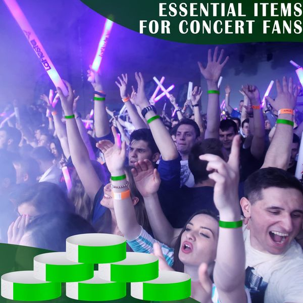 Ticket Wristbands Events Wristband Paper Wrist Bands for Party 1000pcs