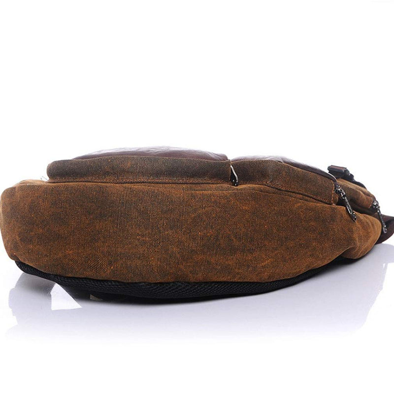 Genuine Leather Sling Bag for Men, Crossbody