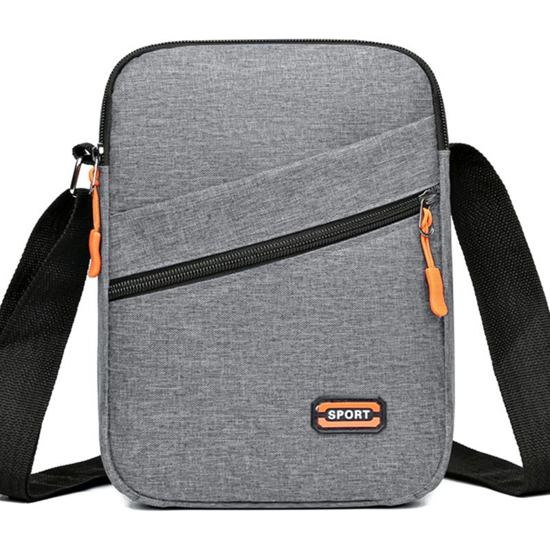 Shoulder Bag / Men's Fashion Casual Multi-Layer Luminous Sling Bag