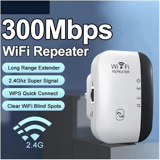 Wi-Fi Repeater Portable signal Extender with 300mbps for WLAN