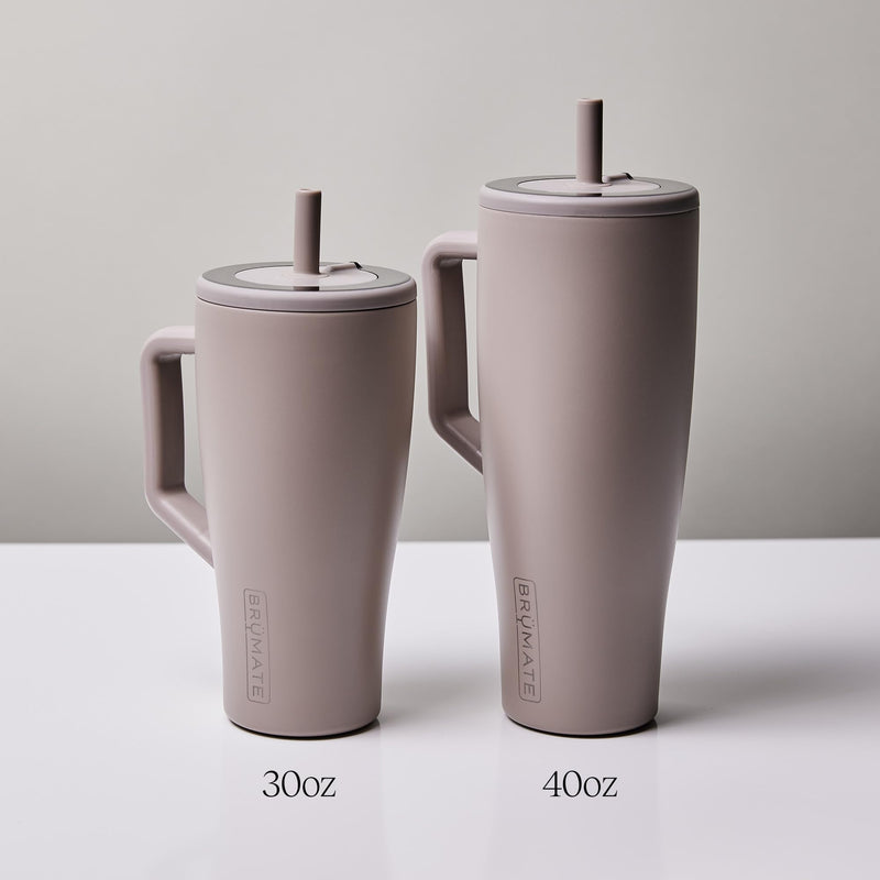 Brümate 40oz Era Tumbler with Handle, Stainless Steel Straw, Leakproof Insulated Travel Mug