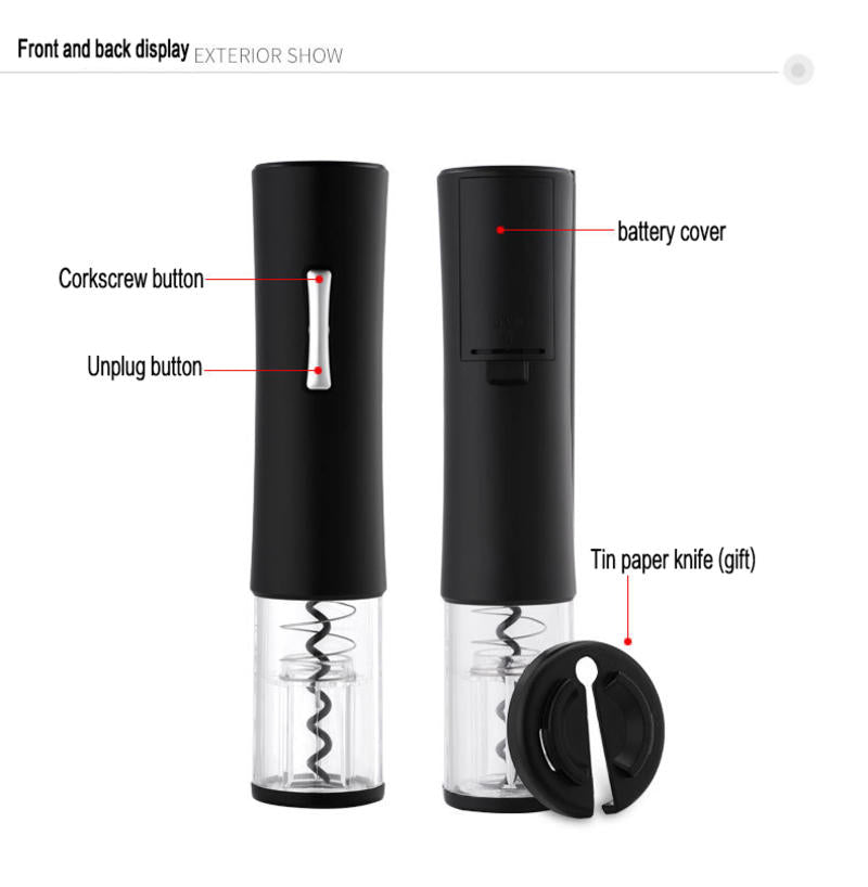 Wine Sludge Opener Automatic Wine Trimmer Wine Cork Classic Stainless