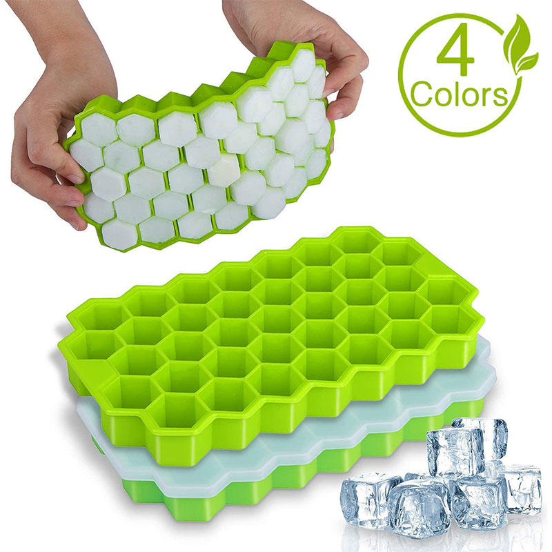 Silikolove 37 Hollow Ice Cream Mold With Honey Slice Structure Reusabl