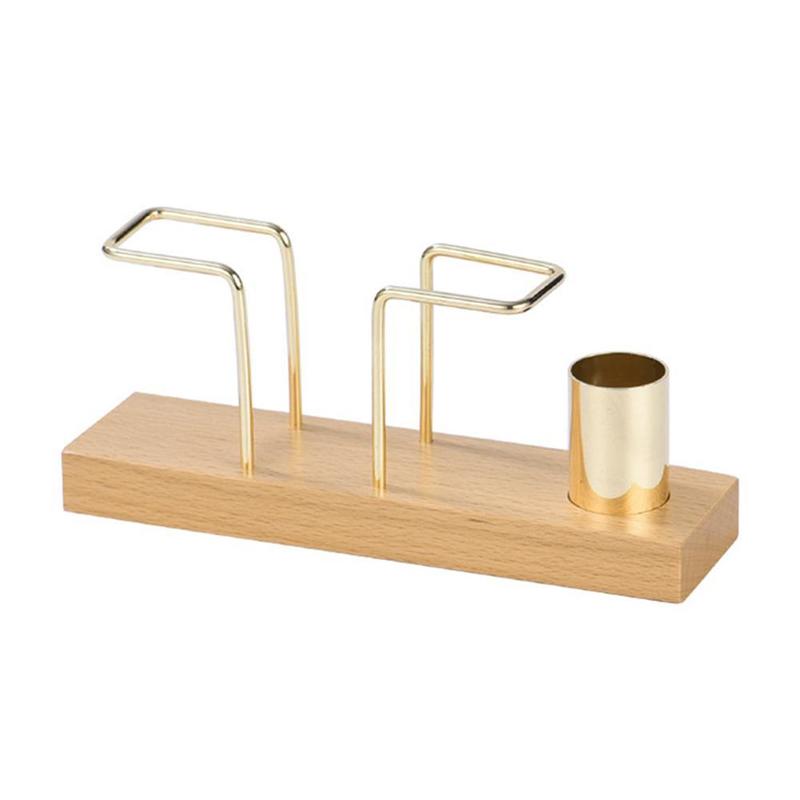 1 Piece Creative Walnut  Stand  suitable on Dining Table or Office Desk.