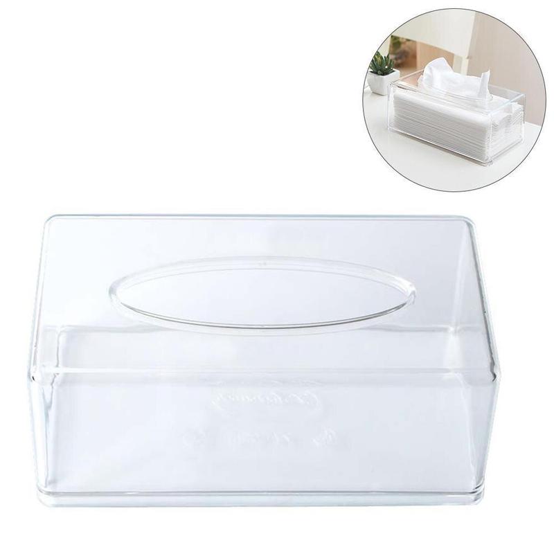 1 piece transparent towel box towel holder