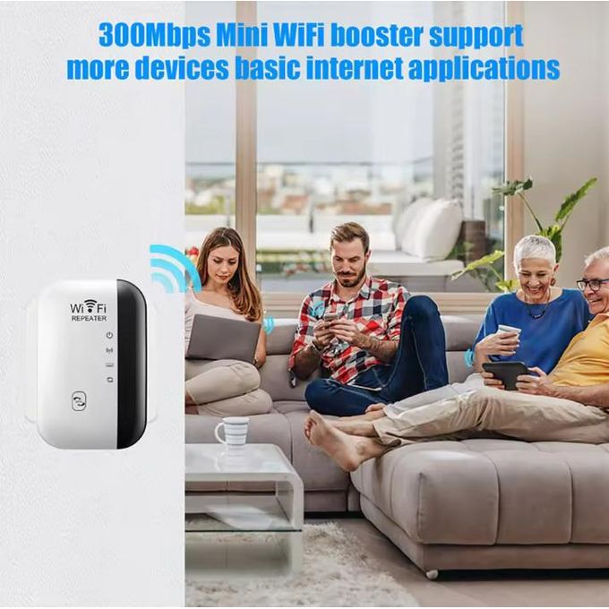 Wi-Fi Repeater Portable signal Extender with 300mbps for WLAN