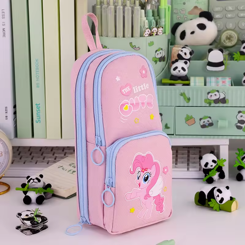 3 Layer Multi-Functional Large Capacity Dirt Resistant Student Appearance Level Small Bag Panda Pen Bag