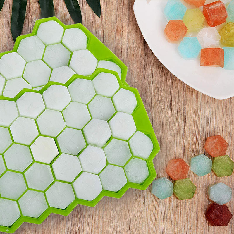 Silikolove 37 Hollow Ice Cream Mold With Honey Slice Structure Reusabl