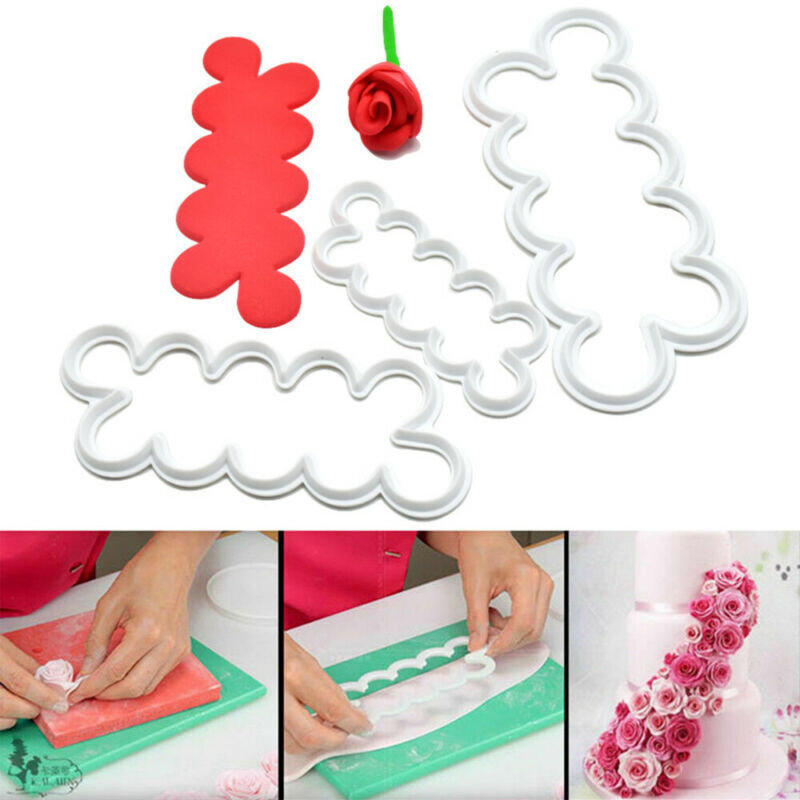 Plastic Cake With Rose Flower Cream Liqueur Sugarcraft Casting
