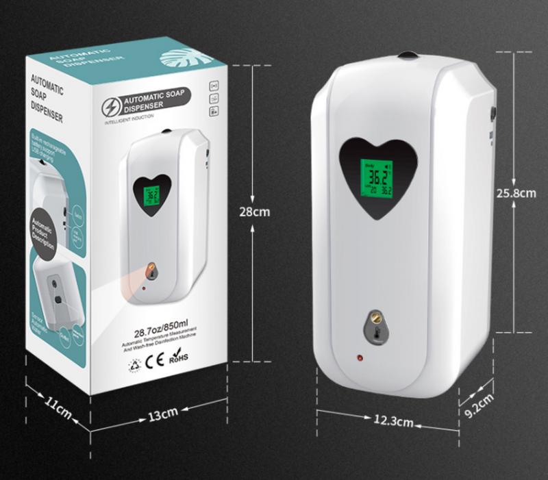 Temperature Measurement Non-contact Disinfection 2 in 1 Disinfection A