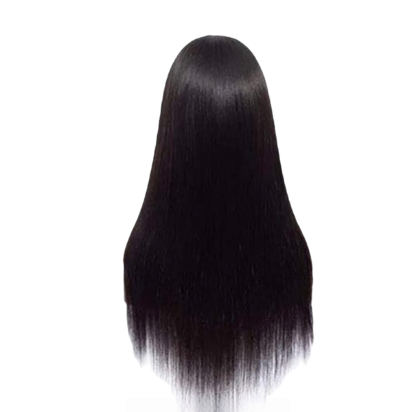 22-Inch Sleek Straight Peruvian Full Frontal Wig