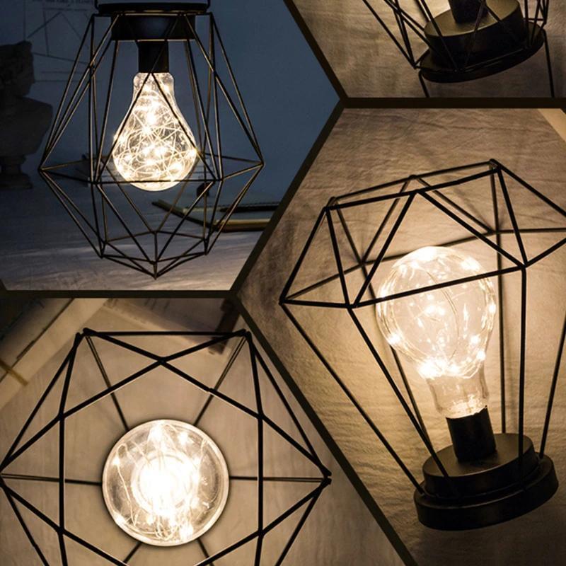Large Size High Cage Electric Wireless Desk Lamp