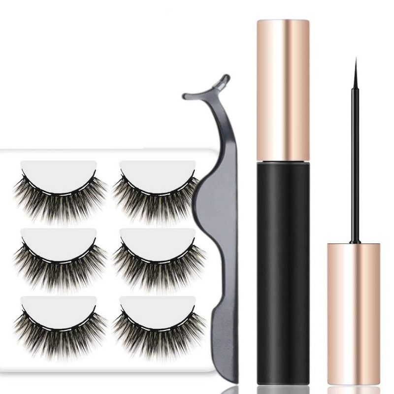 iMbali Magnetic Eyelashes, Magnetic Eyeliner and Lashes with Applicator Magnetic Eyelashes kit