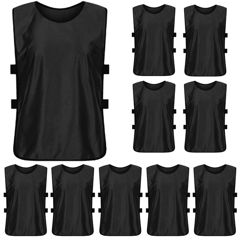 10 Piece Vest Soccer Jersey Training Vests Scrimmage Training Football Bibs