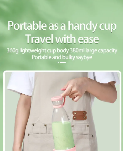 Electric Juicer Cup 6 Blades Blender Milkshake Machine USB Portable Fruit Milk Mixing Tool Mini Fresh Juice Blender