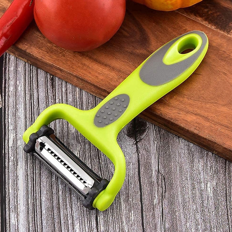 3-in-1 Rotatable Vegetable Peeler | Julienne Slicer & Potato Peeler for Kitchen