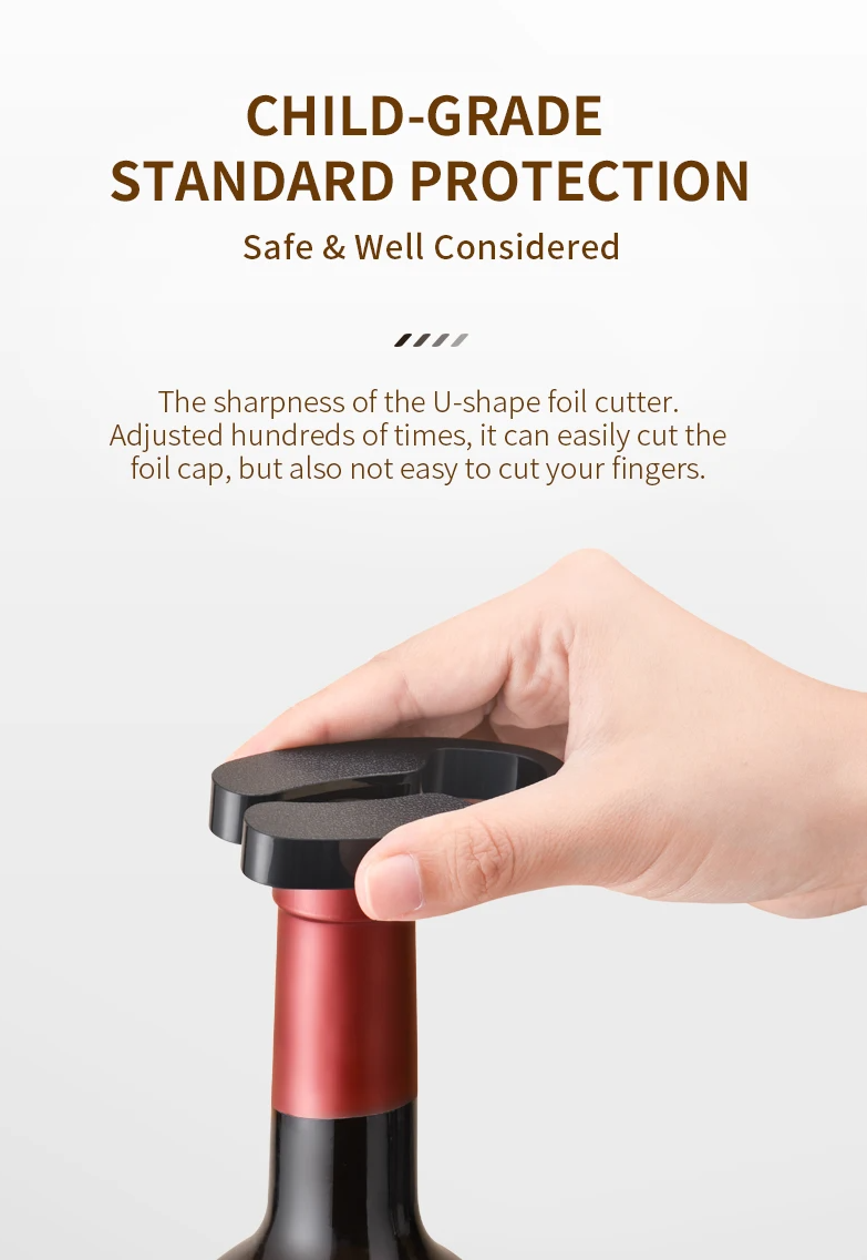Wine Opener Corkscrew Wine Bottle Opener with Foil Cutter