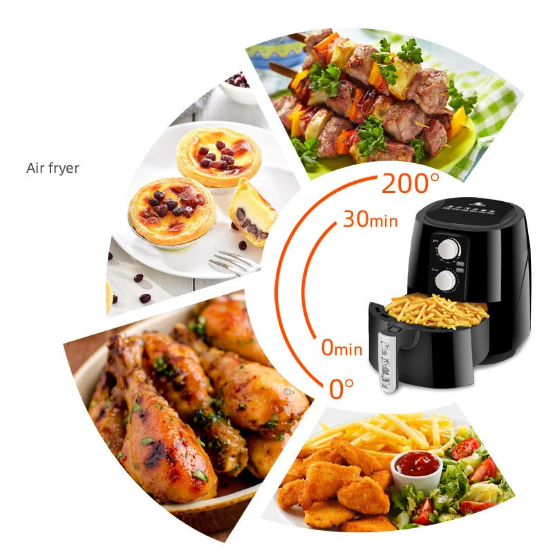 5L Air Fryer Household Large Capacity Electric Fryer