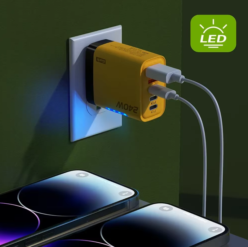 5 Ports USB C PD Charger Quick Charge 3.0 Type C Phone Fast Chargers