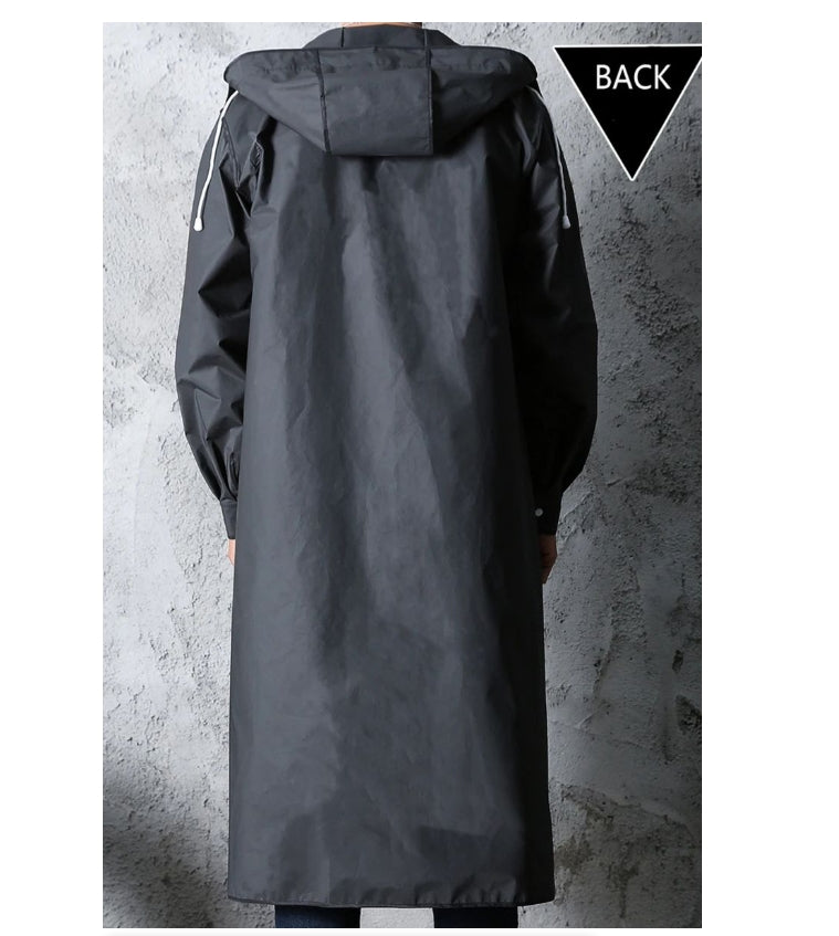 IPSTYLE Fashion Adult Waterproof Long Raincoat Ladies Men Raincoat