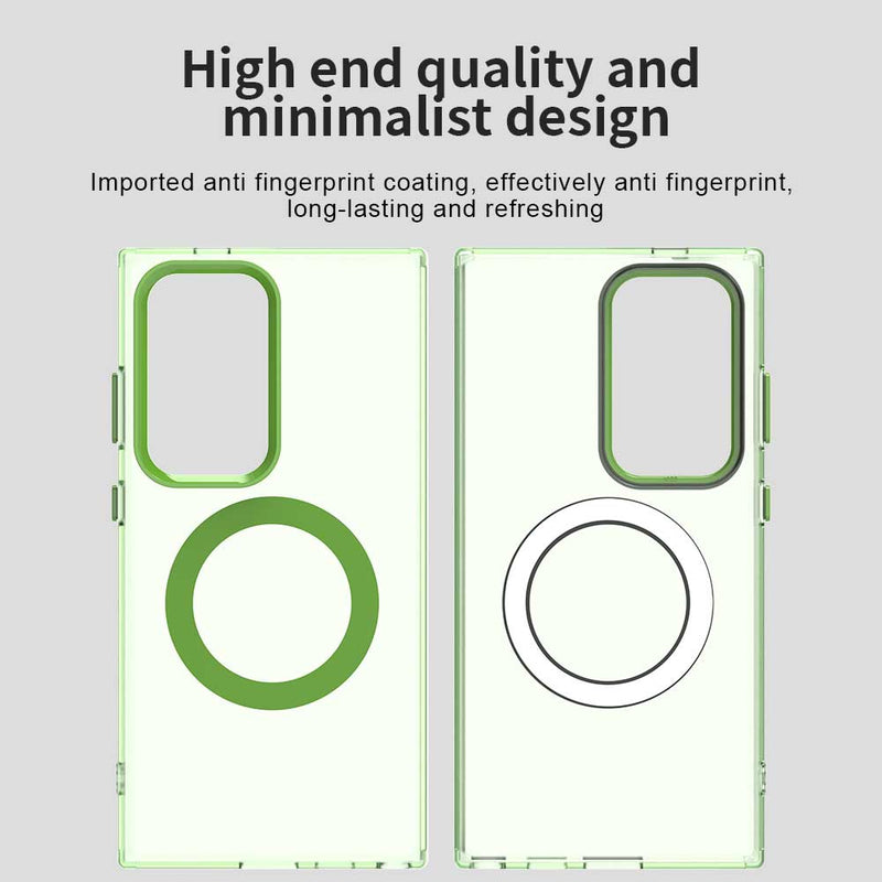 Phone Case for Samsung Galaxy S24 Ultra, Compatible with Magsafe,Shockproof Magnetic Case Cover