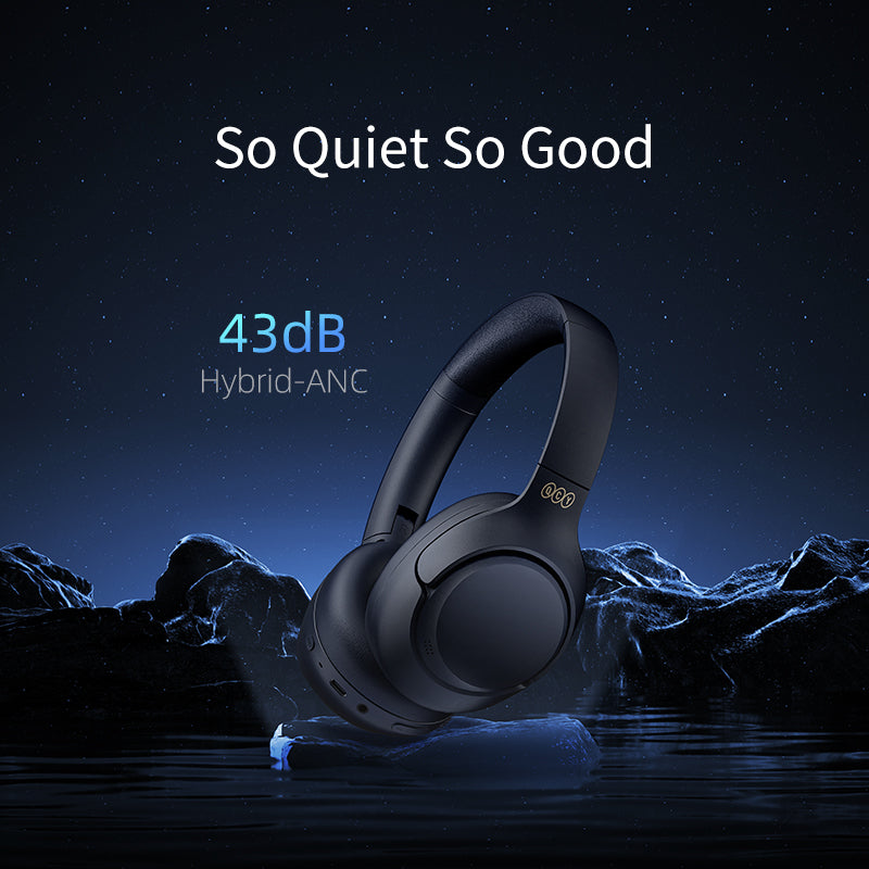 QCY H3 Wireless Over-Ear Bluetooth Headphones