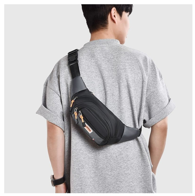 Outdoor Waist Bag Waterproof Mobile Phone Bag Oxford Cloth Chest Bag
