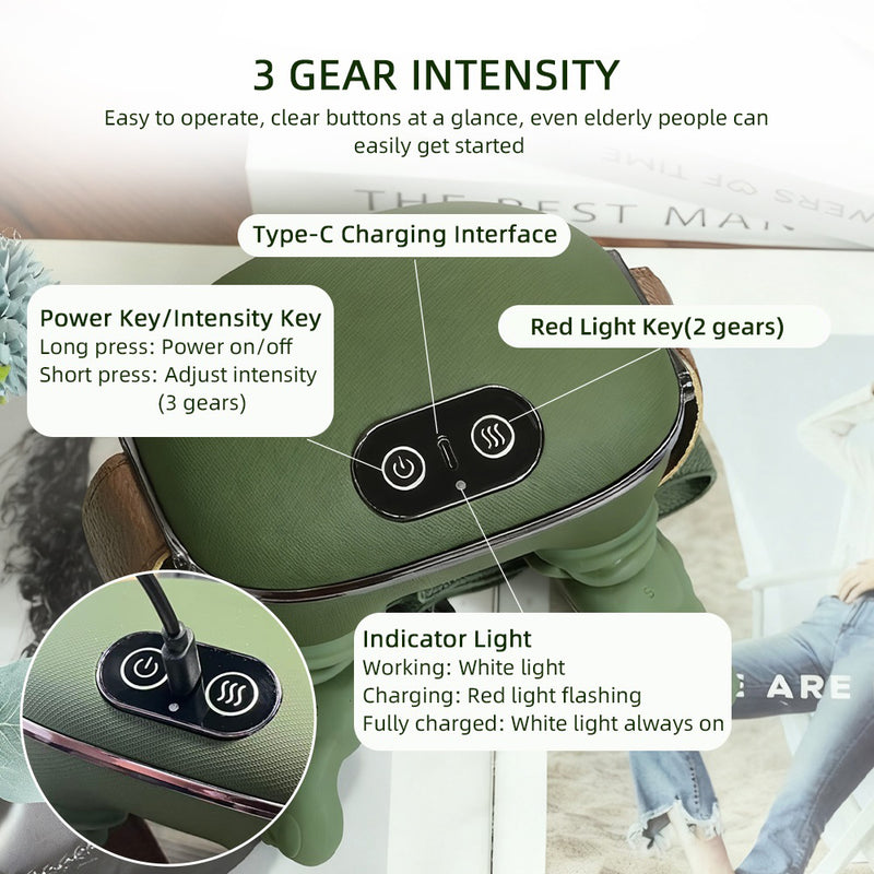 Neck Shoulder Massager Wireless Neck Cervical Trapezius Kneading - IPSTYLE