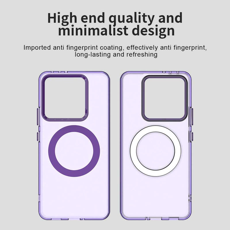 Phone Case for Xiaomi 14T, Compatible with Magsafe, Shockproof Magnetic Case Cover